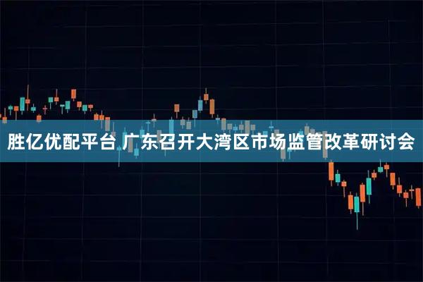 胜亿优配平台 广东召开大湾区市场监管改革研讨会