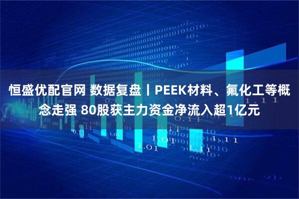 恒盛优配官网 数据复盘丨PEEK材料、氟化工等概念走强 80股获主力资金净流入超1亿元